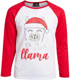 PJs & Presents Girls 4-6X Llama Fleece Pajama Set