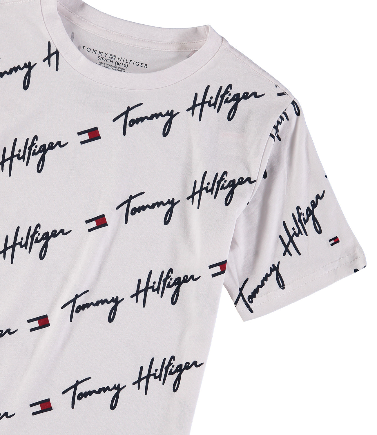 Tommy Hilfiger Boys 8-20 Kids Diagonal S&D T-Shirt Logo –