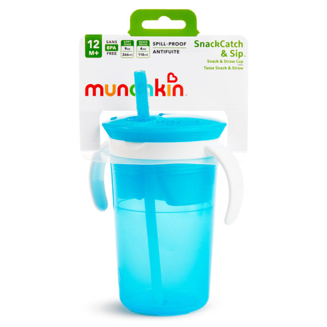 Munchkin Any Angle™ Click Lock Weighted Straw Trainer Cup, 7 oz capacity, 2  pack