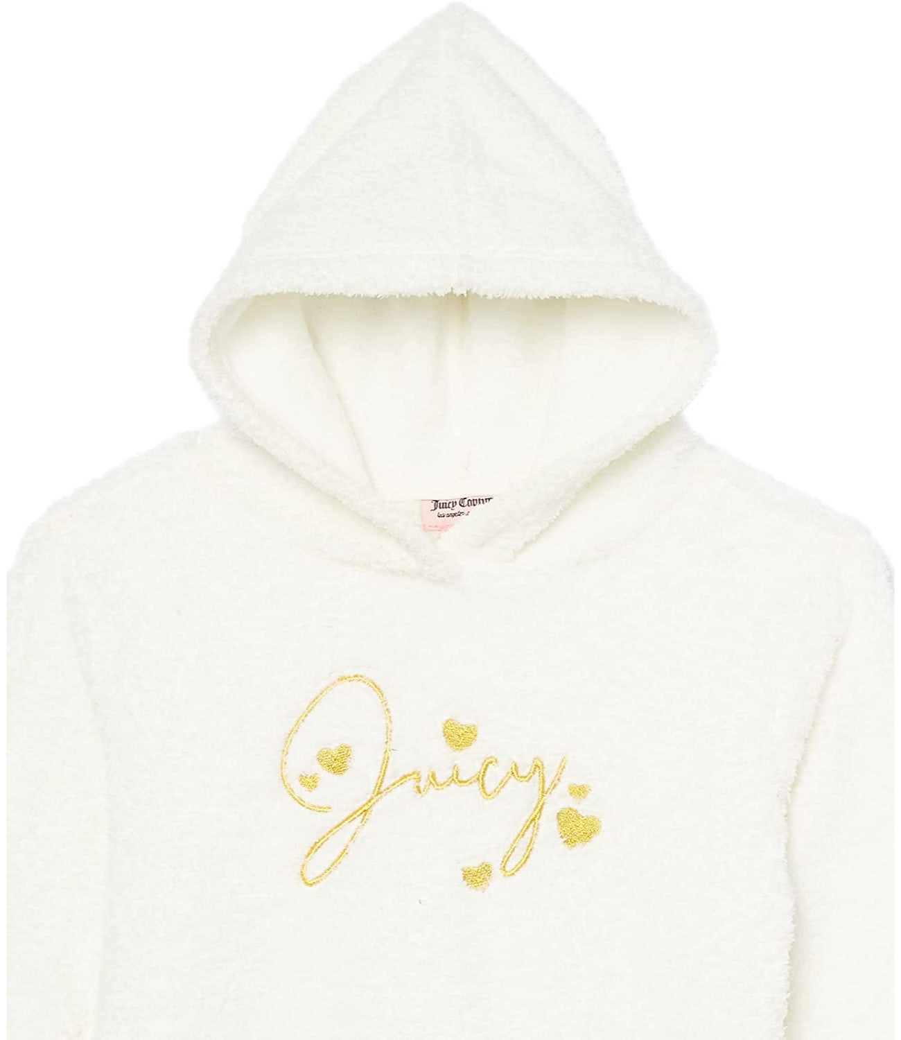 Juicy Couture Girls Plush Embroidered Hooded Sweatshirt Legging Set – S&D  Kids
