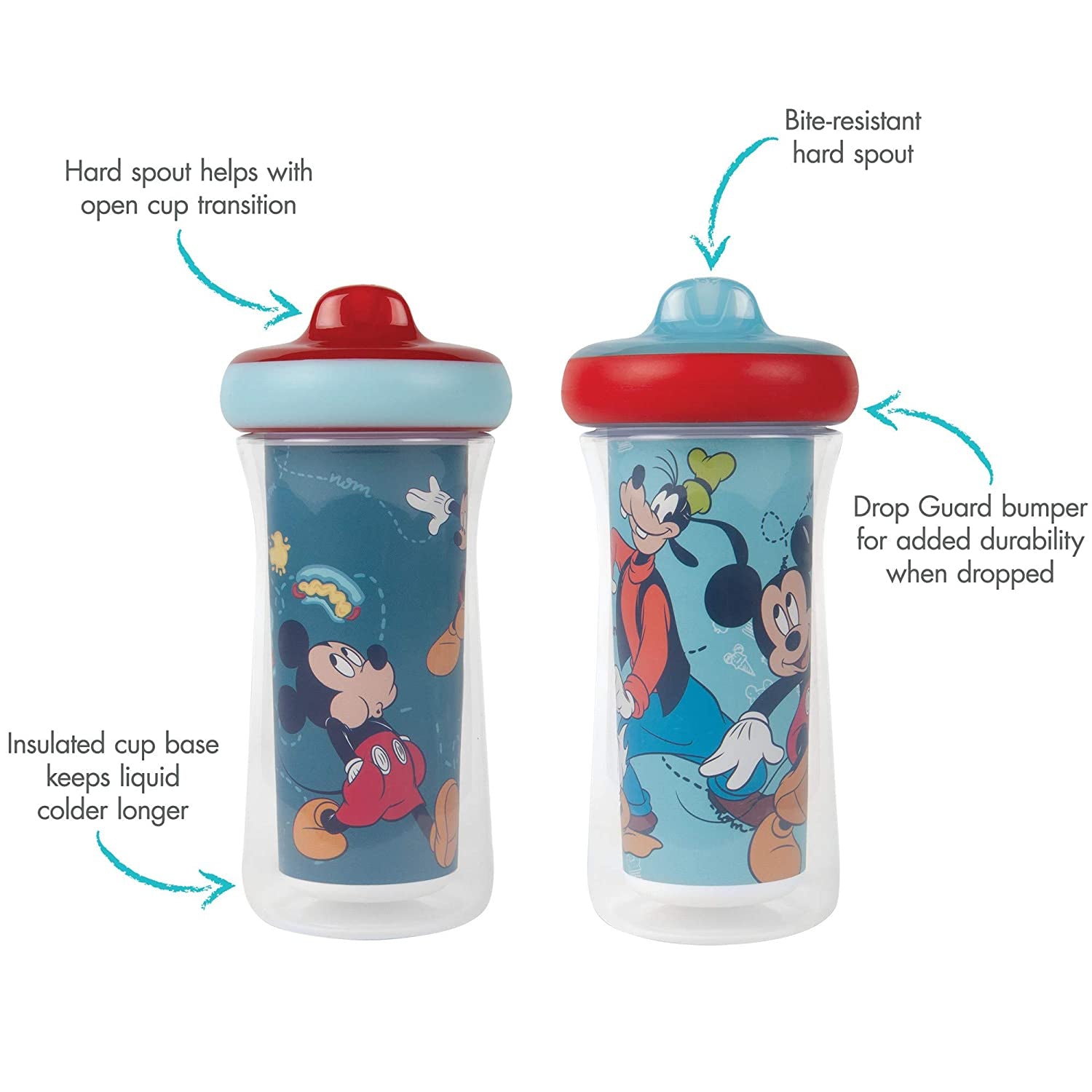 Munchkin Spill-Proof Click Lock Bite Proof 9 oz Sippy Cup, 9 M+