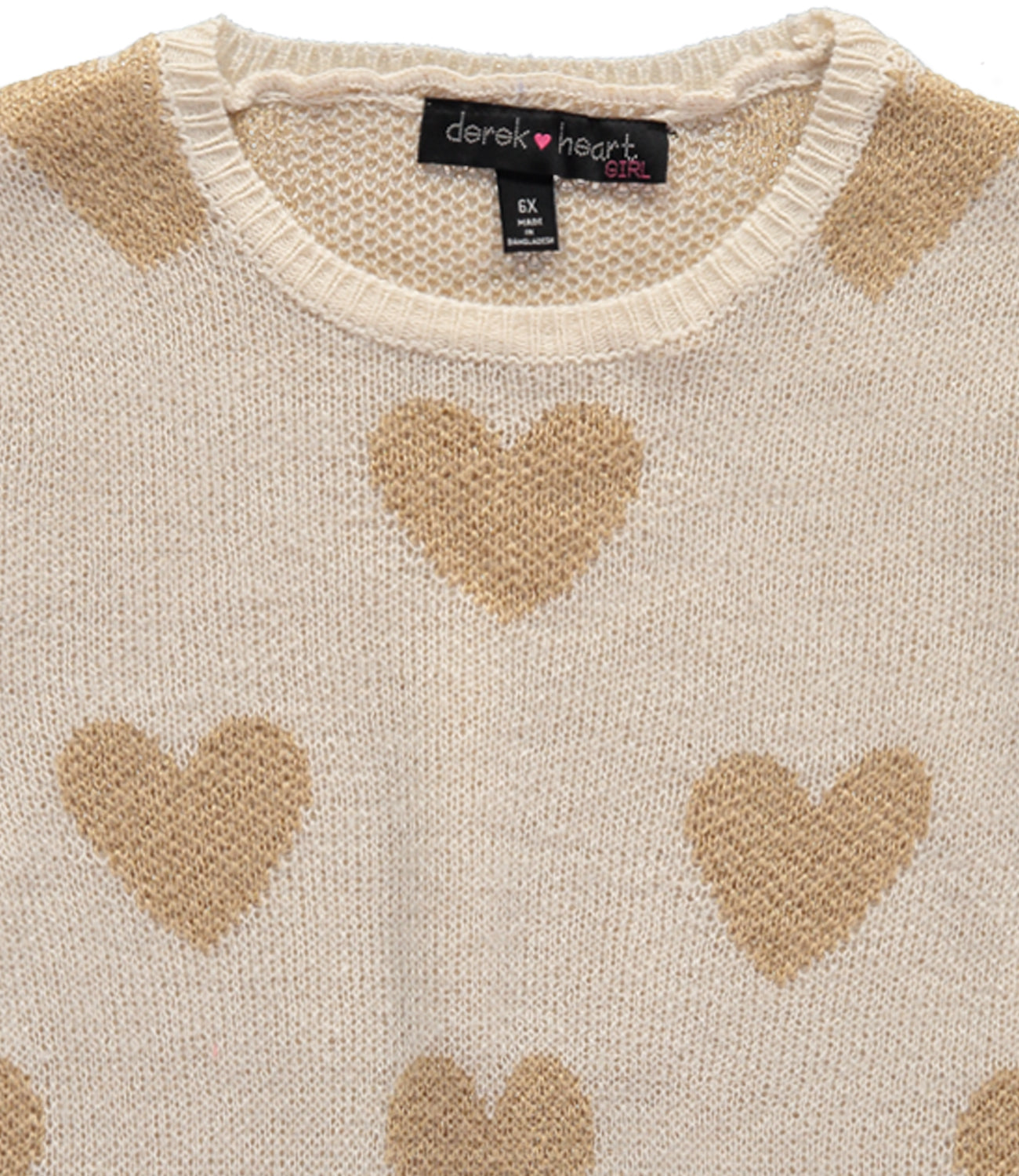 Derek Heart Girls 4-6X Sweater Dress with Matching Scrunchie – S&D