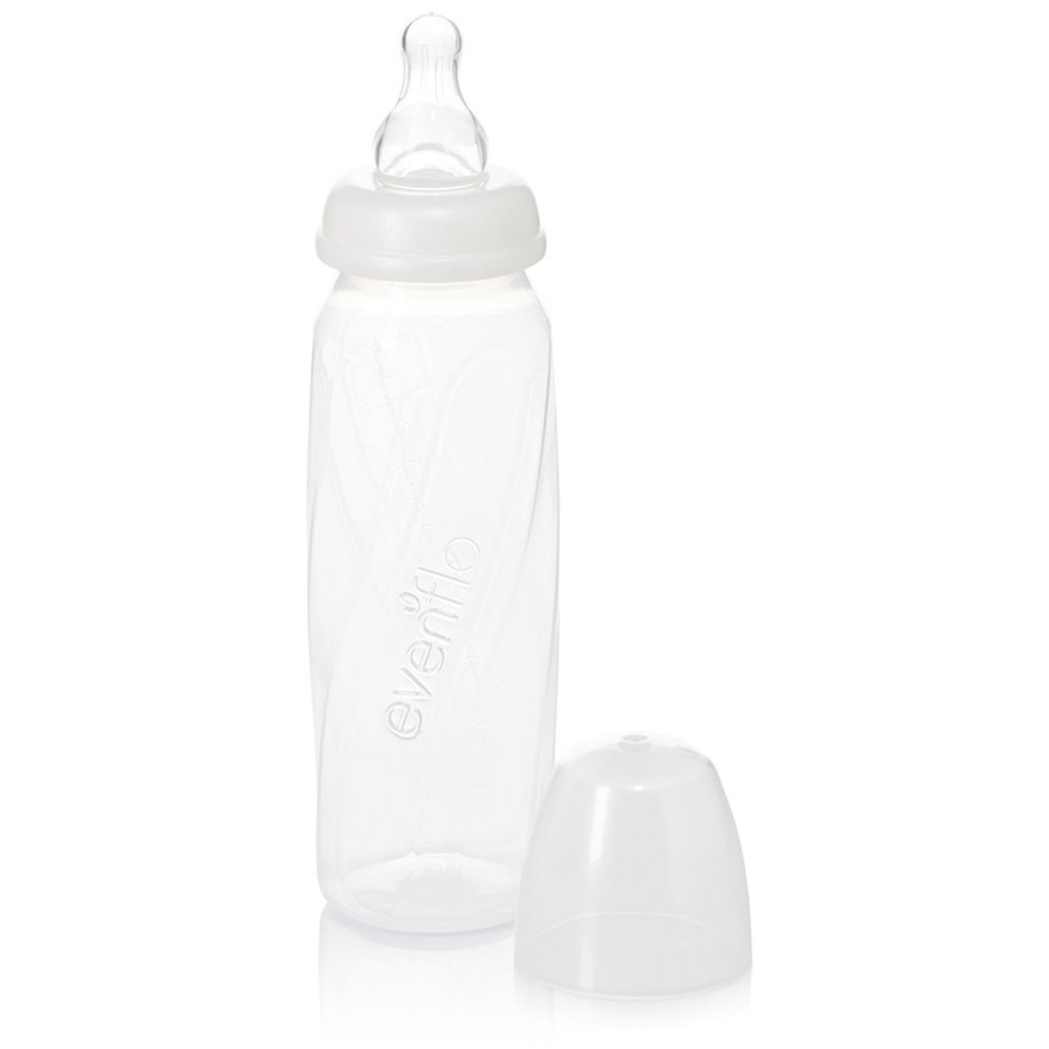 Evenflo Feeding Vented+ BPA-Free Polypropylene Baby Bottles - 8oz Clear 6ct