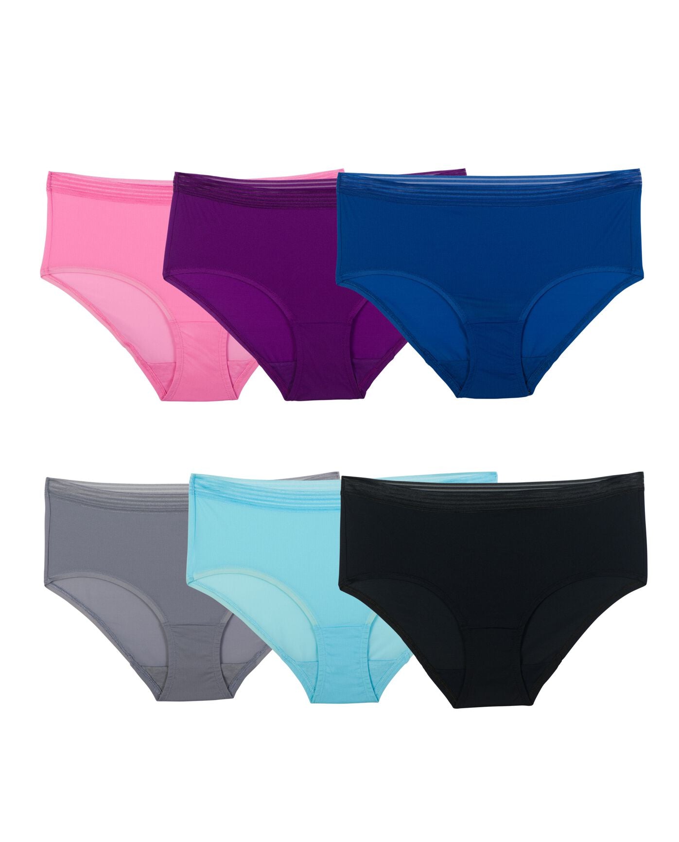 Buy Fruit of the Loom Women's 6 Pack Seamless Low-Rise Brief