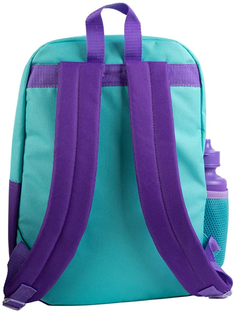 Disney Frozen II Girl's Backpack With Detachable Lunch Bag- Blue 