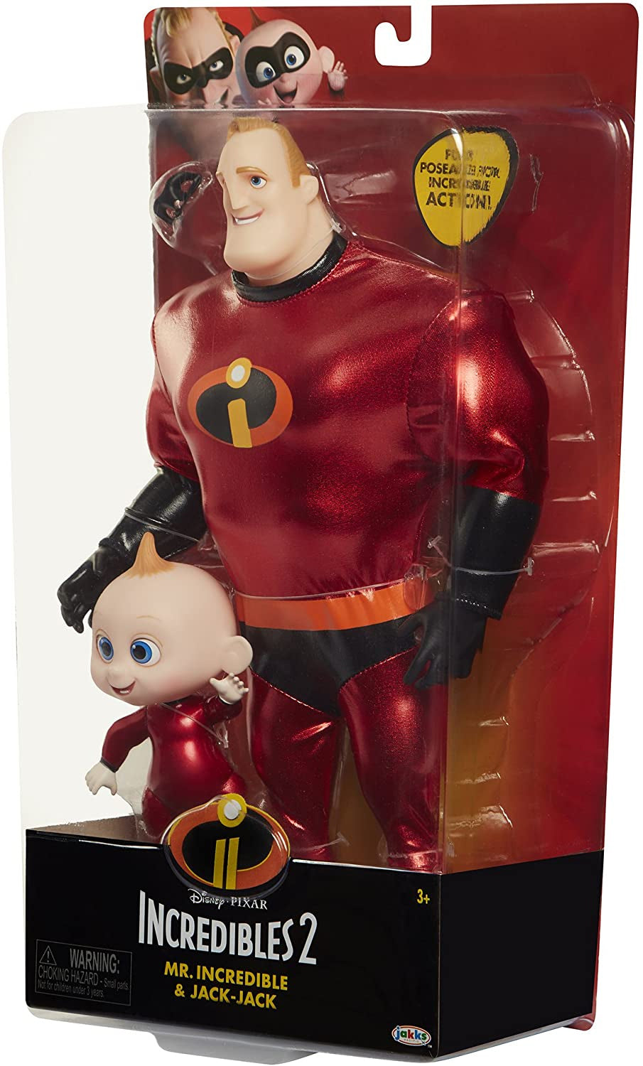 Mr. Incredible - Pixar The Incredibles Action Figure Disney Store Toys  (Sub-Standard Packaging)