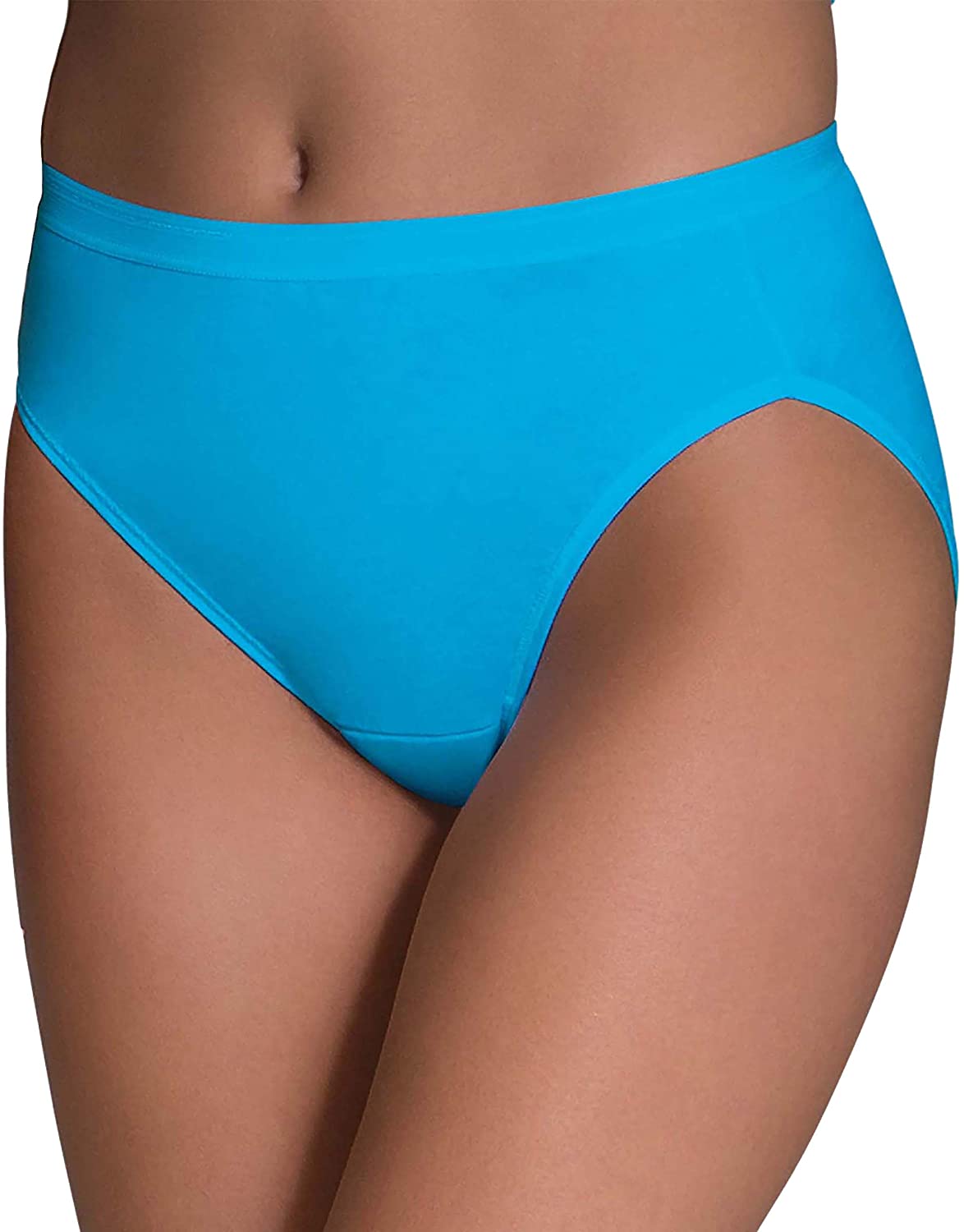 Fruit of the Loom Women's Assorted Cotton Brief Underwear, 6 Pack 