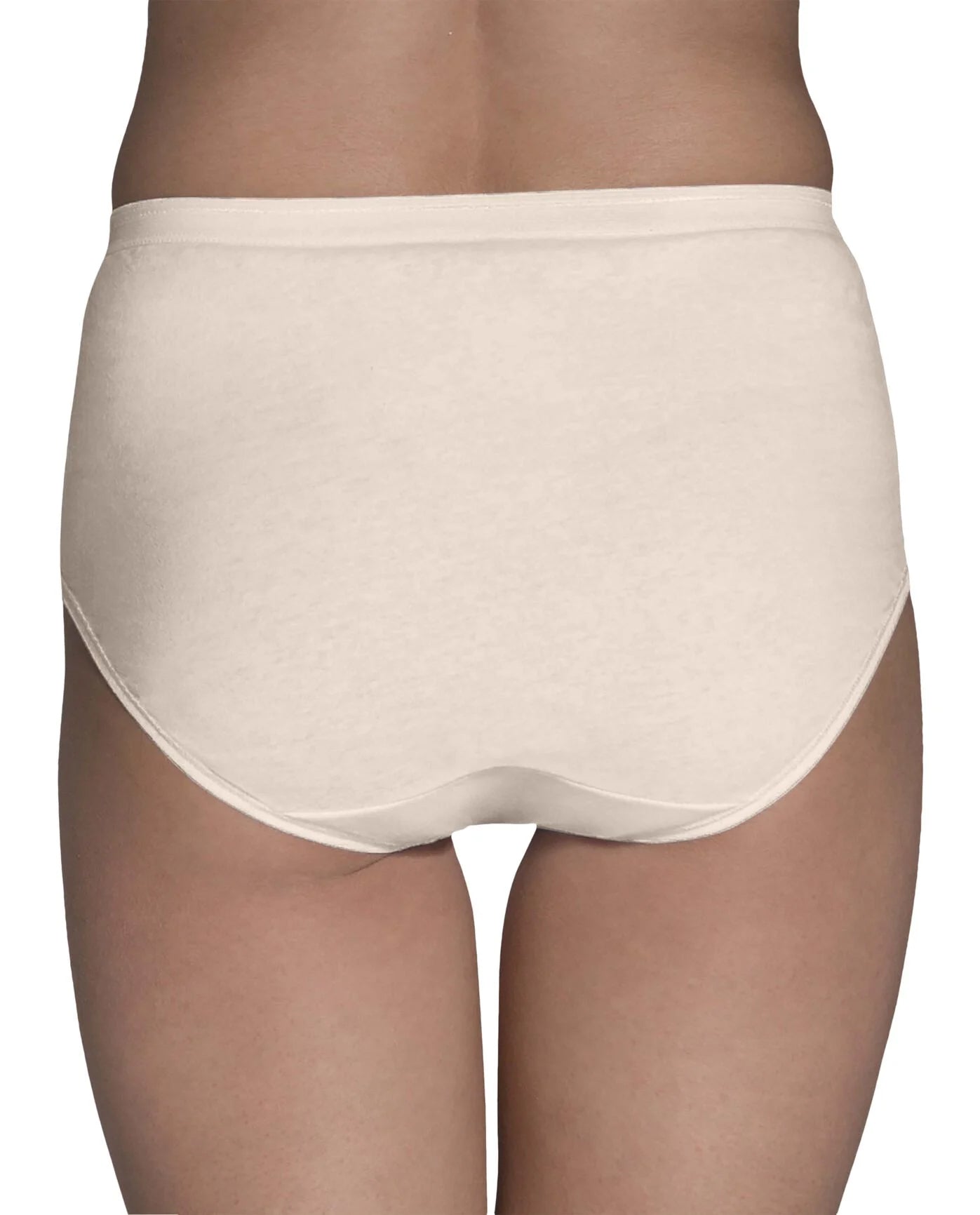 Fruit of the Loom Women's 3 Pack Cotton Hi-Cut Brief Panty, White, 5 at   Women's Clothing store