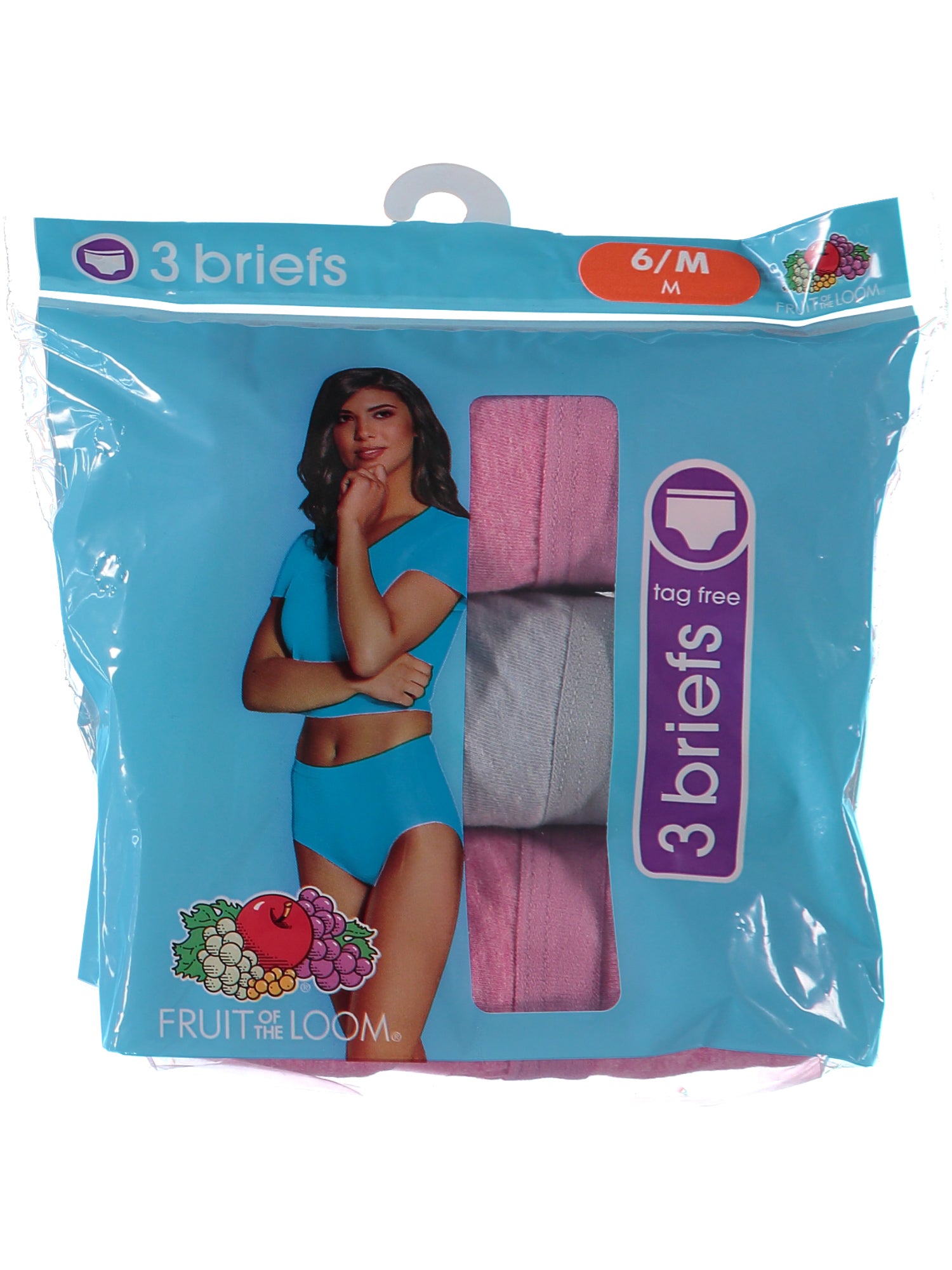 Fruit of the Loom Womens 3-Pack Assorted Briefs – S&D Kids