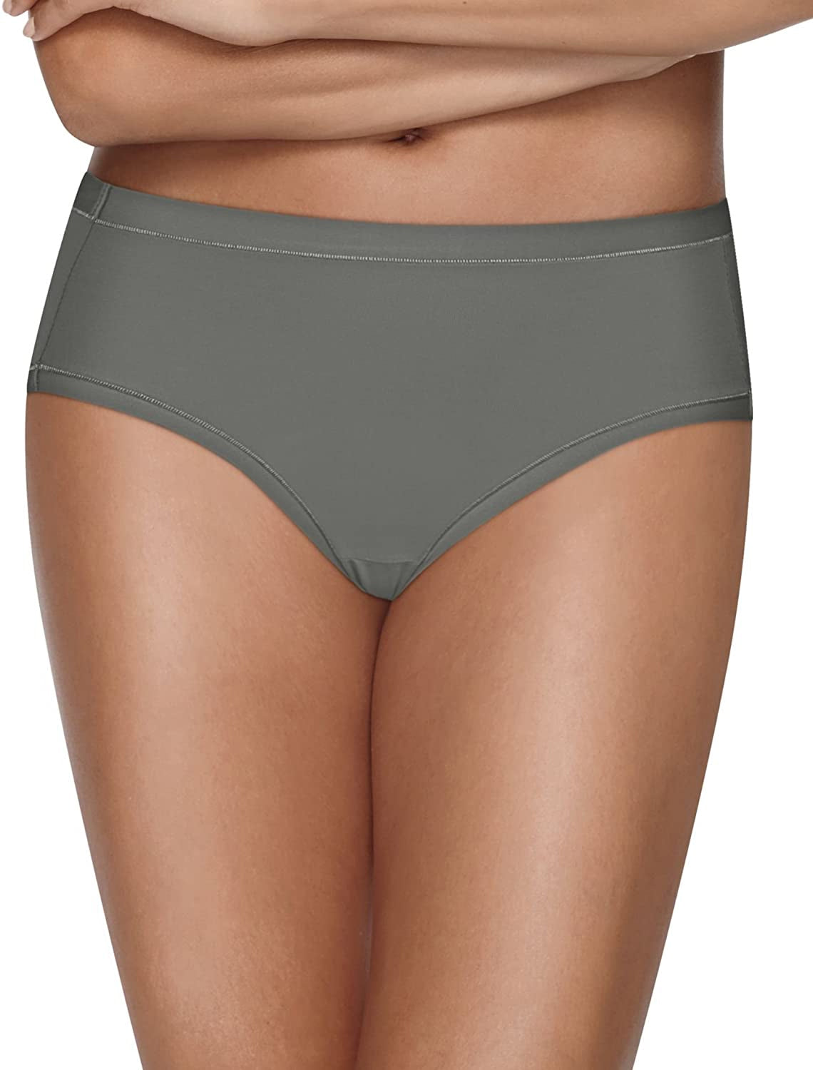 Hanes (Large-XL) Microfiber High Waist Underwear Panty, Women's