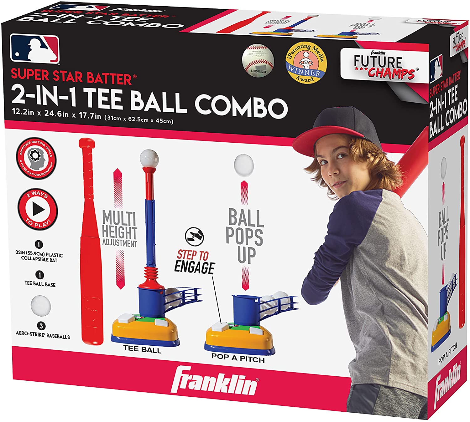 Franklin sports kids baseball hot sale tee