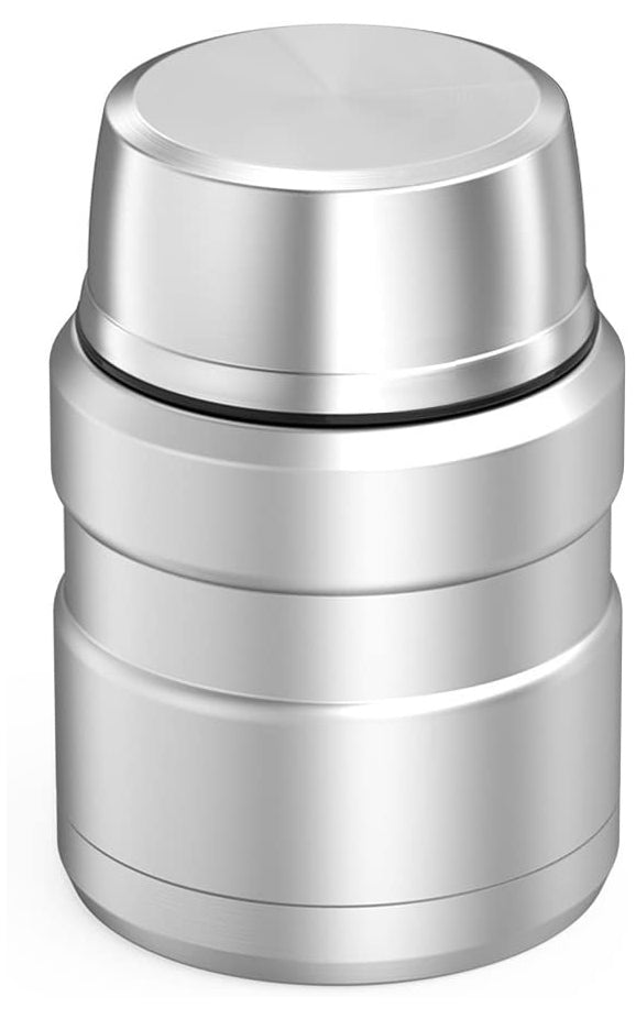  THERMOS Stainless Steel Food Jar, 16 Ounce, Black