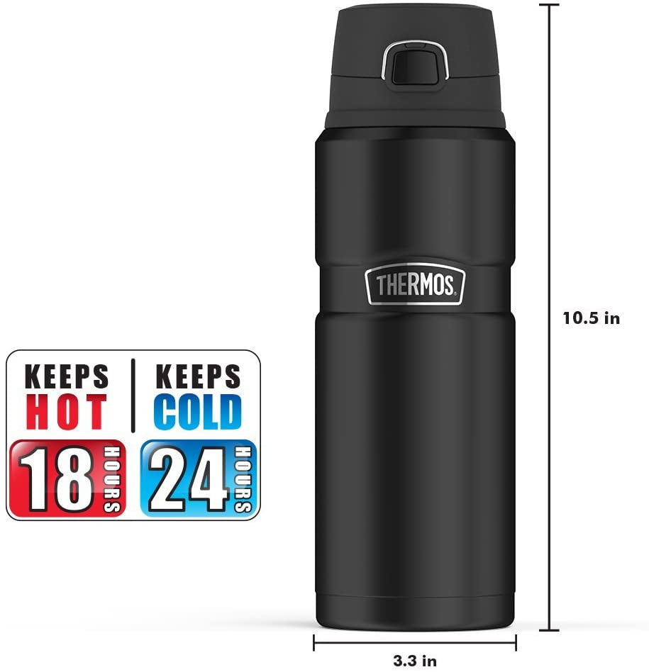 Thermos 24-Ounce Stainless King Vacuum-Insulated Stainless Steel
