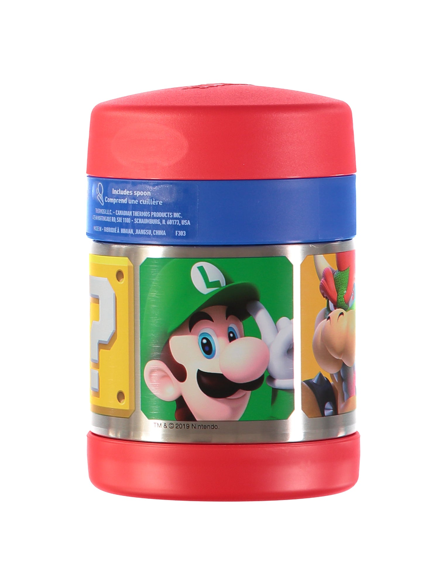 Thermos Funtainer 10 Ounce insulated food jar, Mario Kart