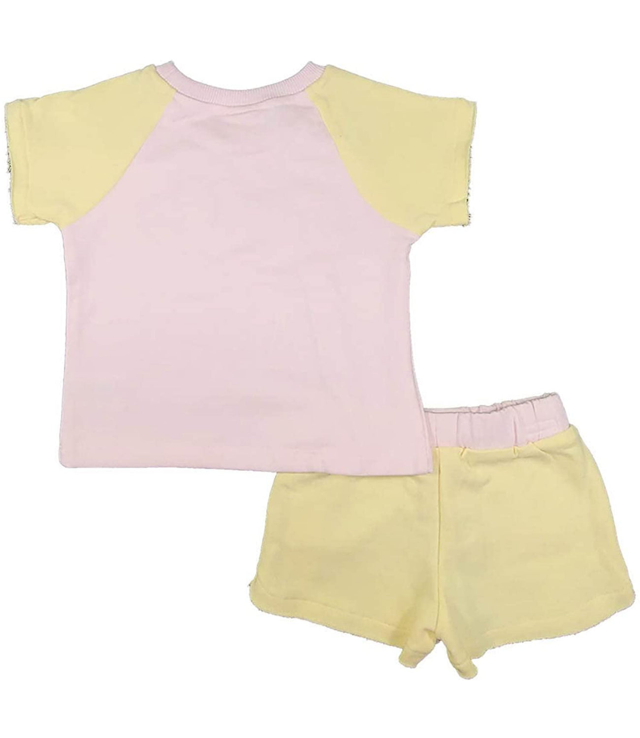 Juicy Couture Girls 2T-4T 2-Piece Colorblock Short Set - 4T / Yellow