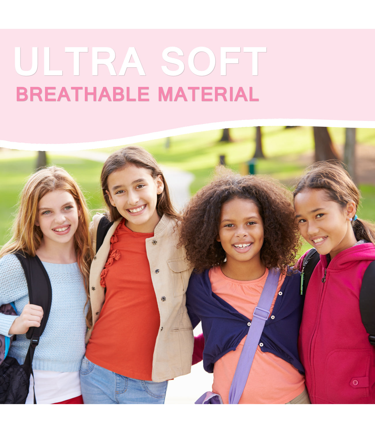 Happier】Hot Sale Fashion Brafor Girls Breathable Kids Girls