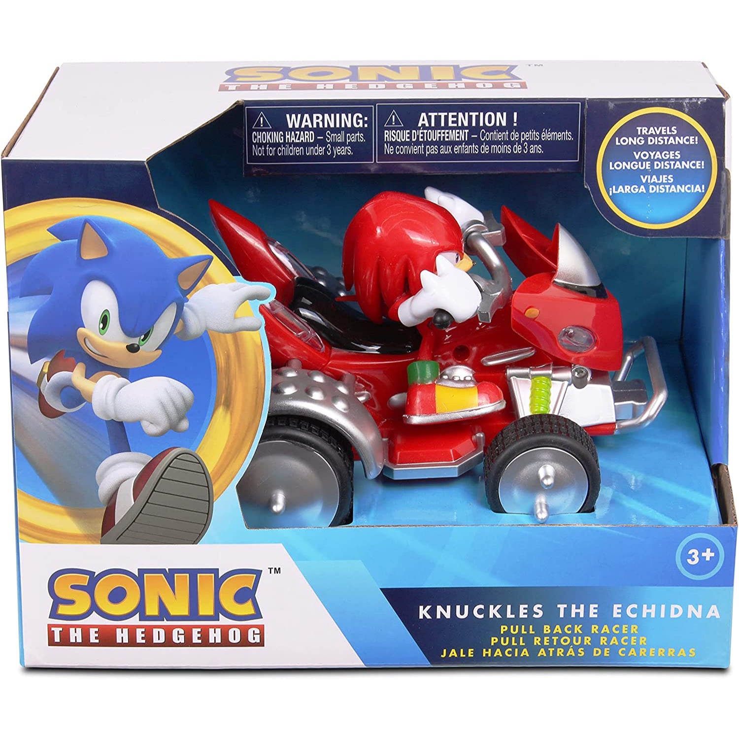 Sonic The Hedgehog Kids 3pk Puzzles Plus Knuckles Real Meal Car