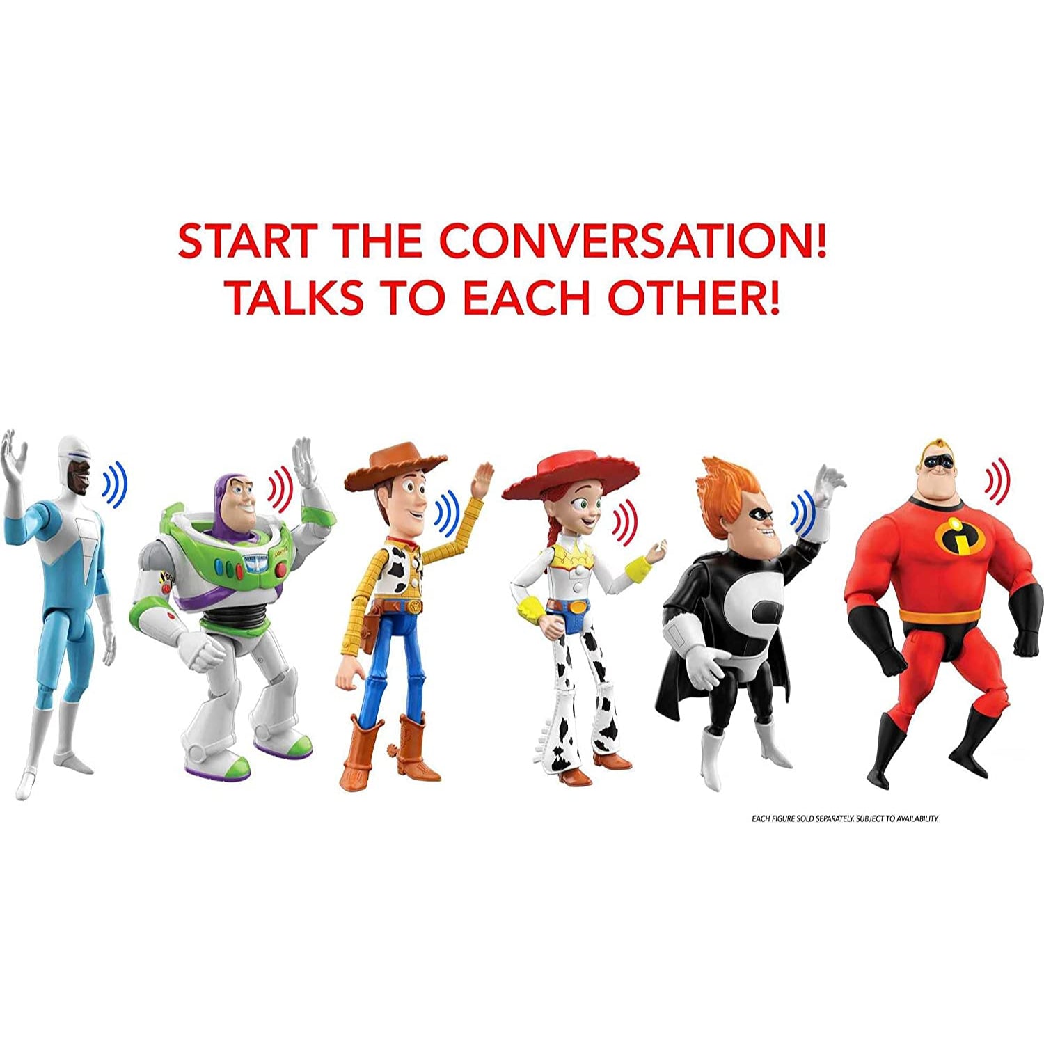Pixar interactables Talking Action Figure Movie Character Toy For 3 Year  Olds & Up