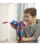 Hasbro Avengers Marvel Titan Hero Series Blast Gear Captain America, 12-Inch Toy