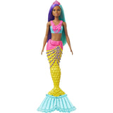 Barbie Dreamtopia Mermaid Doll, 12-inch, Teal and Purple Hair, multi