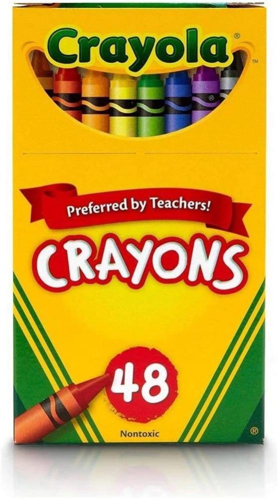 24 Colors Non Toxic Crayons Easy To Hold Large Crayons