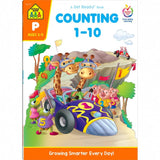 School Zone Counting 1-10 Preschool Workbook