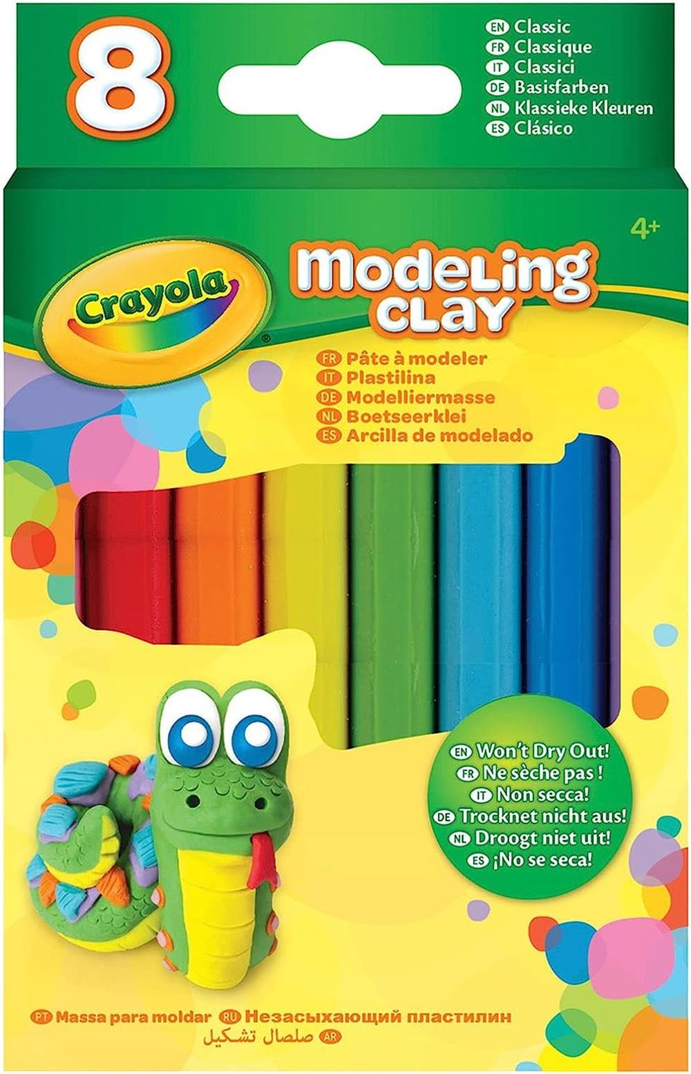 4 - Crayola Model Magic Modeling Clay 8 oz White Brand New