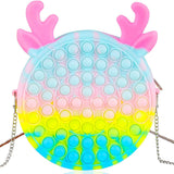 ThinkKool Toys Rainbow Deer Pop It Bag