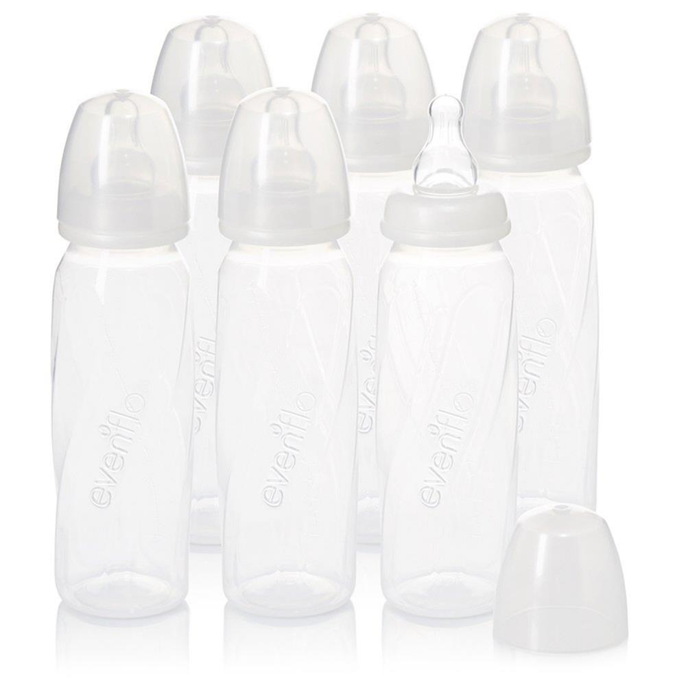 Evenflo Feeding Classic Tinted Plastic And Silicone Baby Bottles