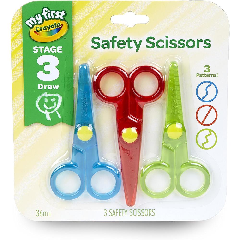 2/4 pairs Funky Scissor Set Zigzag/Wavy Blades Kids/Children Craft