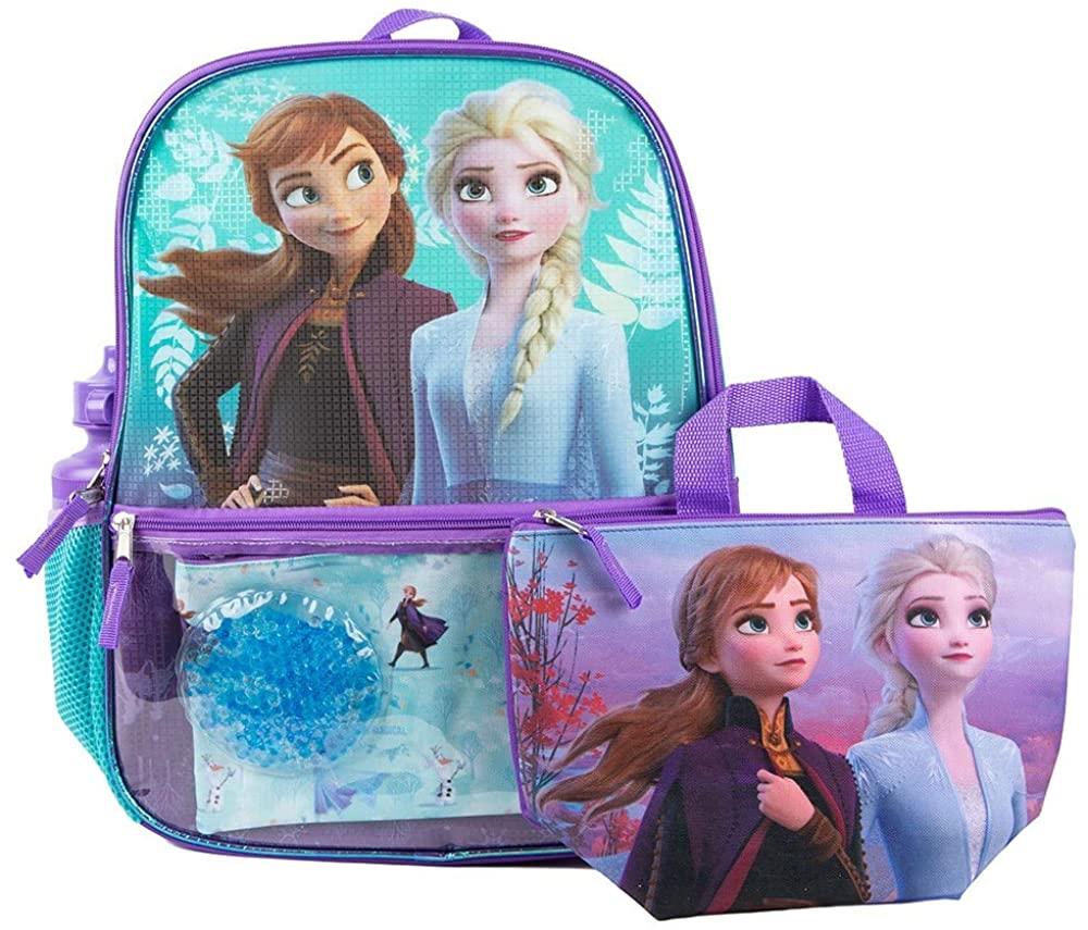  Disney Frozen 2 Lunch Box with Water Bottle Set- Kids