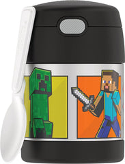 Thermos FUNTAINER 10 Ounce Food Jar with Folding Spoon, Minecraft – S&D Kids