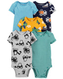 Carters 5-Pack Short-Sleeve Bodysuits