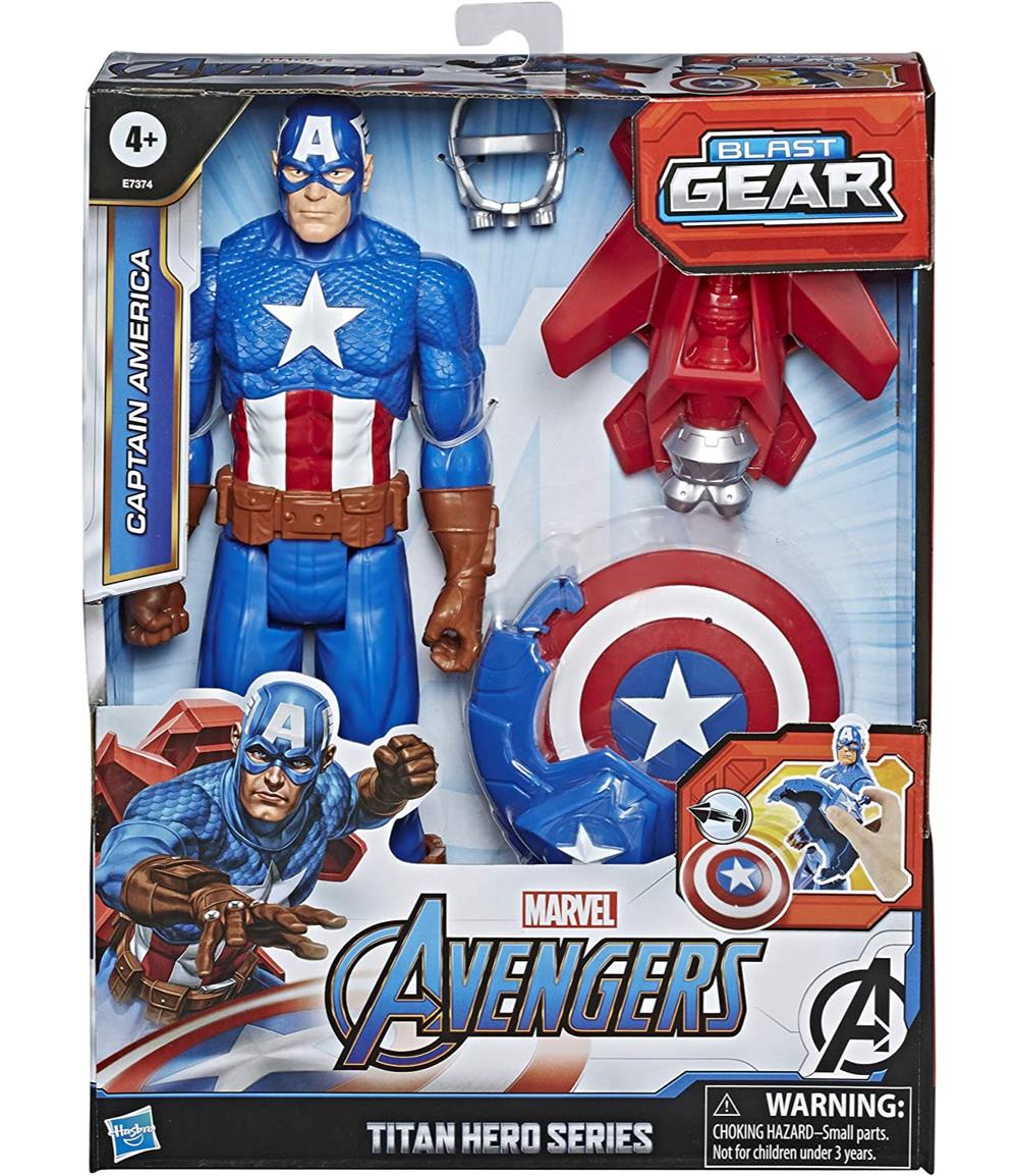 Marvel spider-man – figurine spider-man titan hero blast gear avec