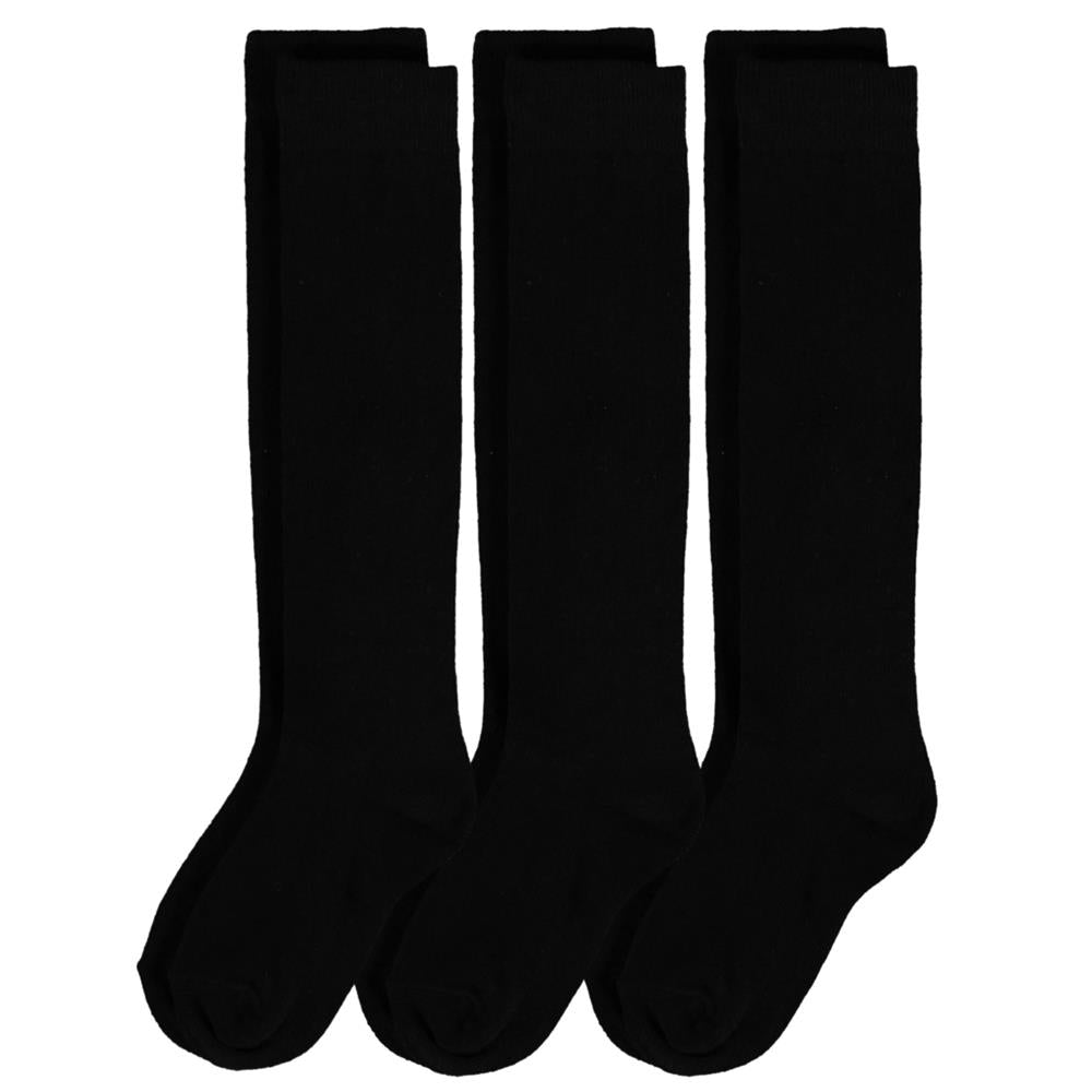 Piccolo Hosiery Girls School Uniform Knee-High Sock, Pack of Three – S ...