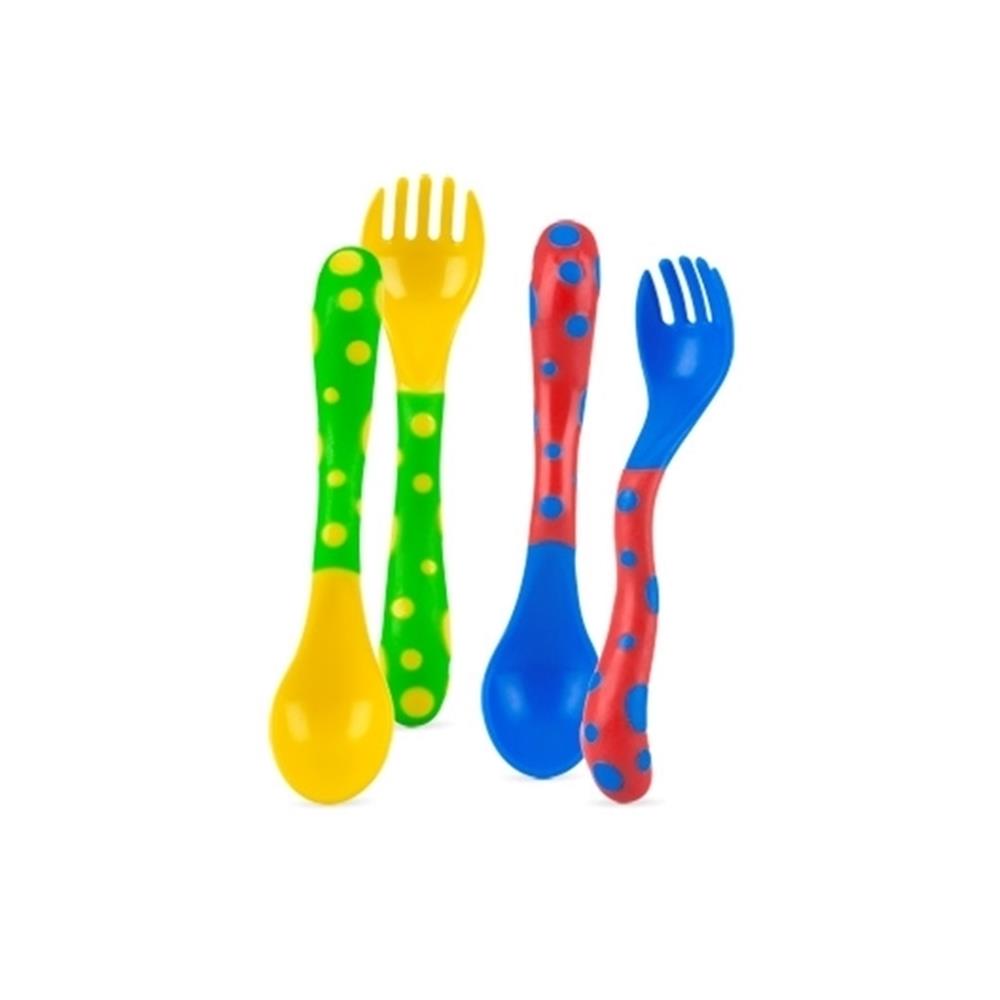 Nuby Baby's First Spoons Feeding Utensils for Babies, 3 Count
