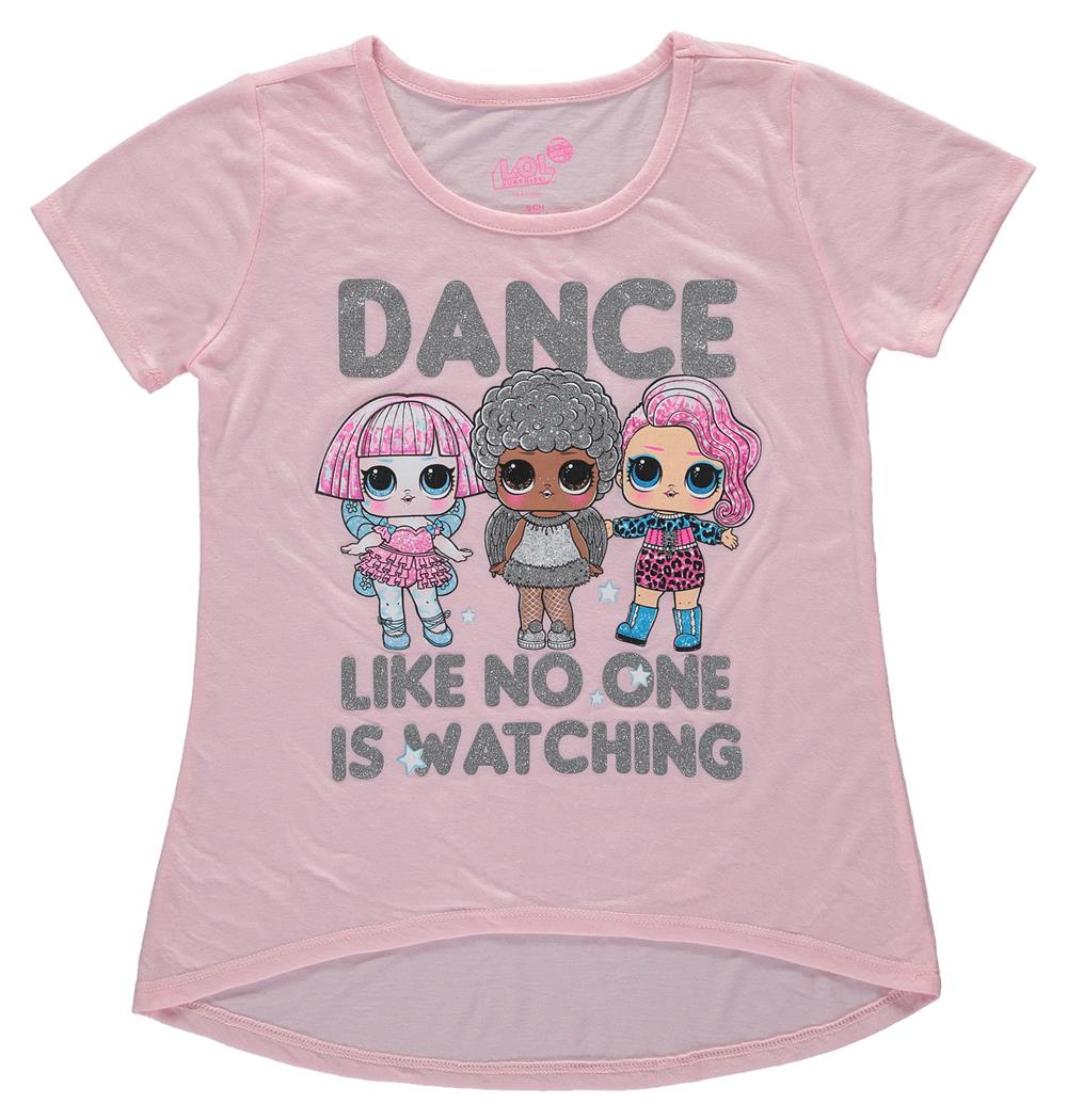 DKNY Girls' 4-6X Little Short Sleeve Printed Fashion T-Shirt – S&D Kids
