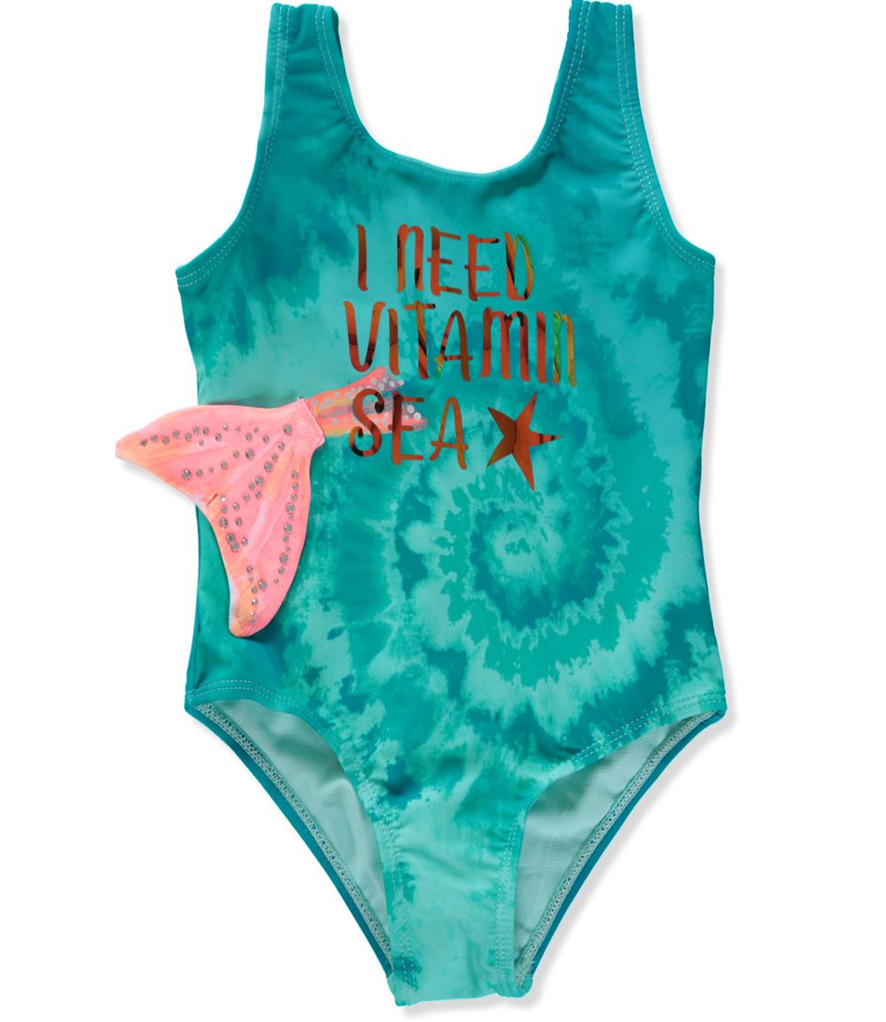 Limited Too Girls 2T 4T Mermaid 1 Piece Swimsuit S D Kids