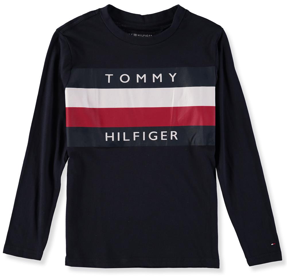 Tommy Hilfiger Boys 8-20 Long Sleeve Classic Logo T-Shirt - 8-10 / White