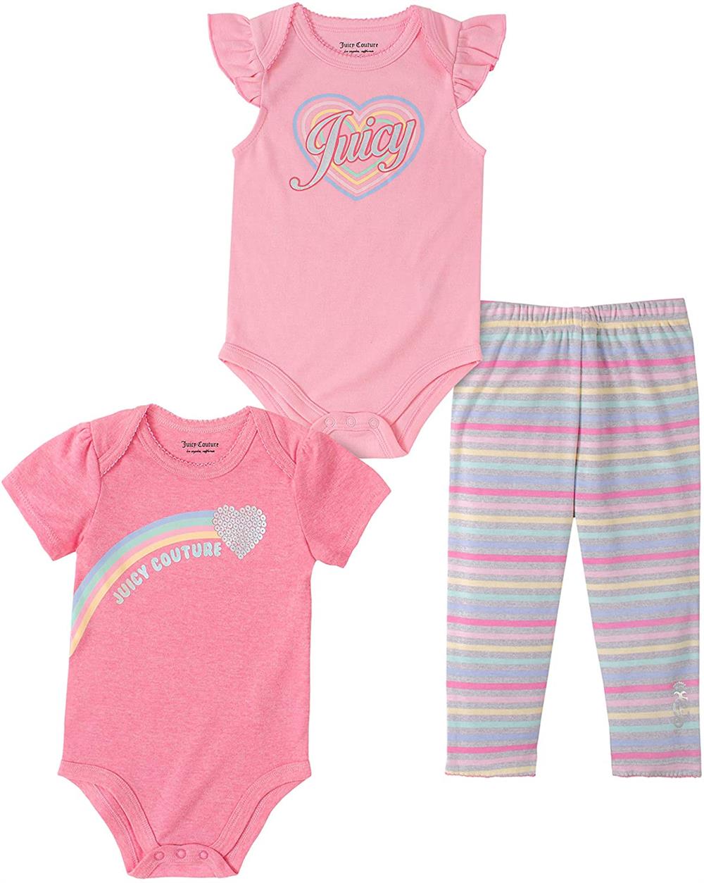 Multi 3-Piece Bodysuit Pant Set