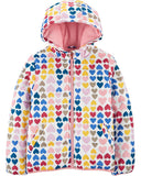 Carters Girls 4-6X Heart Bubble Jacket