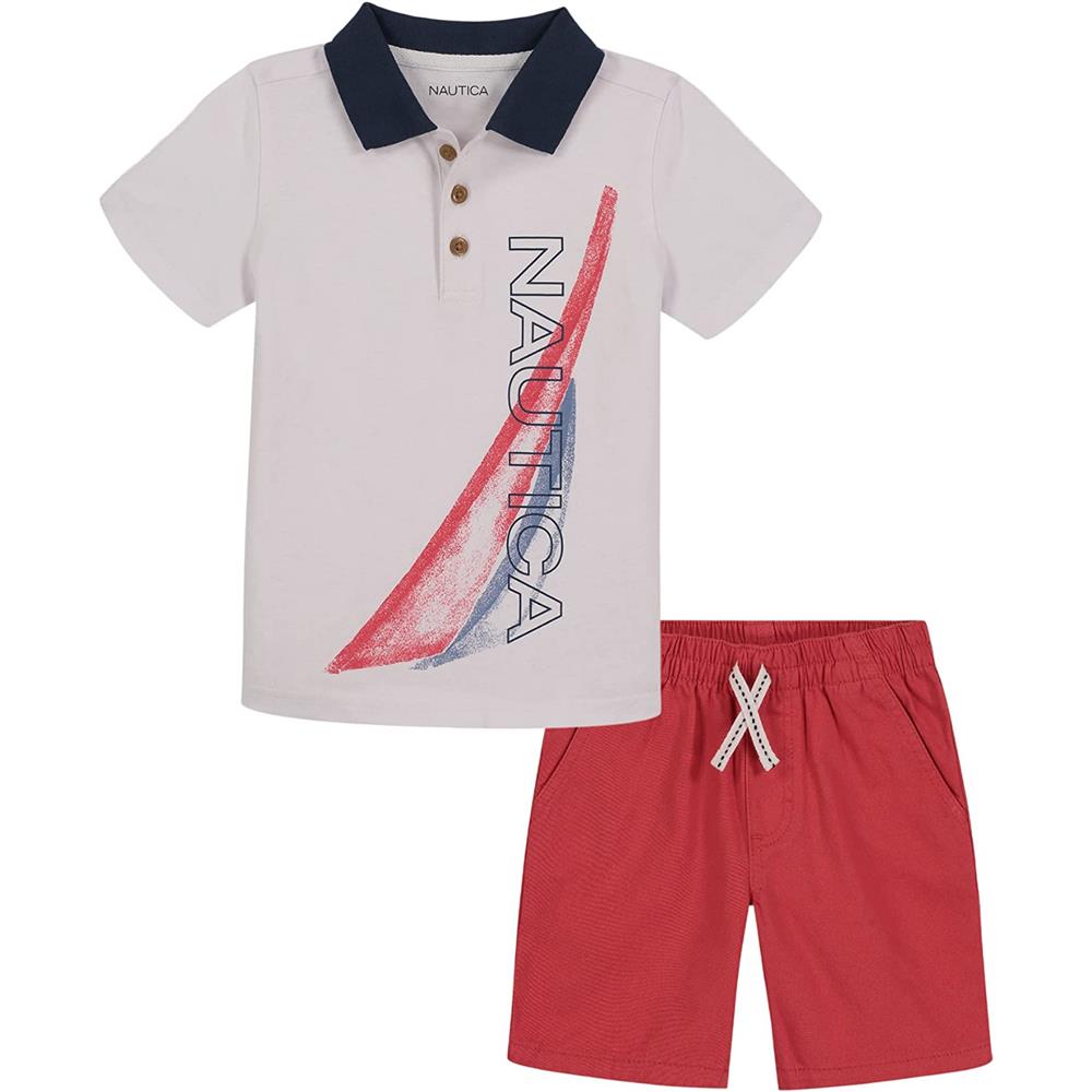 Nautica Boys 2T 4T Polo Short Set S D Kids